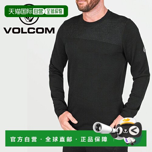 日本直邮VOLCOM ENGINEERED CREW 男士长袖T恤 圆领打底衫 户外滑
