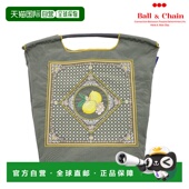 LEMONBANDANA 日本直邮Ball&Chain Original 中号手提包刺绣礼物A