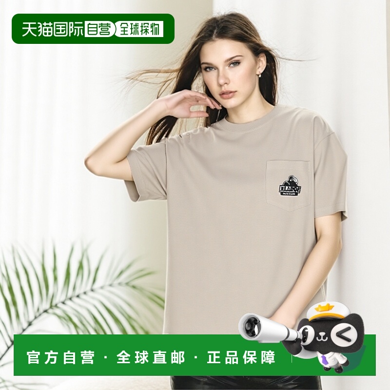 1h可退 日本直邮XLARGE 男女同款 纯棉短袖T恤 左胸刺绣设计 1012