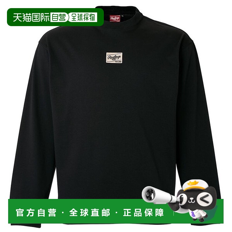 日本直邮Rawlings USA 贴片徽标长袖 T 恤 AST15S07-B