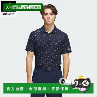 adidas 服装 高尔夫Altimat 男士 JF4 365印花网眼Polo衫 日本直邮