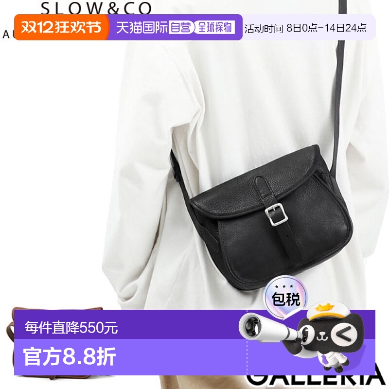 日本直邮SLOW fino女士迷你单肩包纯色皮质M码306S41K斜挎包背包