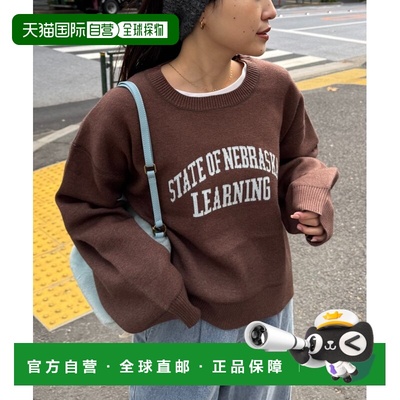 1h可退 日本直邮CIAOPANIC TYPY 女装 宽松半袖针织衫 学院风罗纹