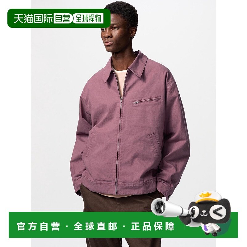 日本直邮UNIQLO优衣库 简约舒适百搭休闲拉链长袖夹克外套 男款