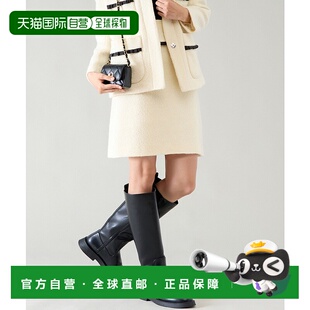 1h可退 日本直邮tiara 女士花边装饰箱型夹克 A0143FS573羊毛