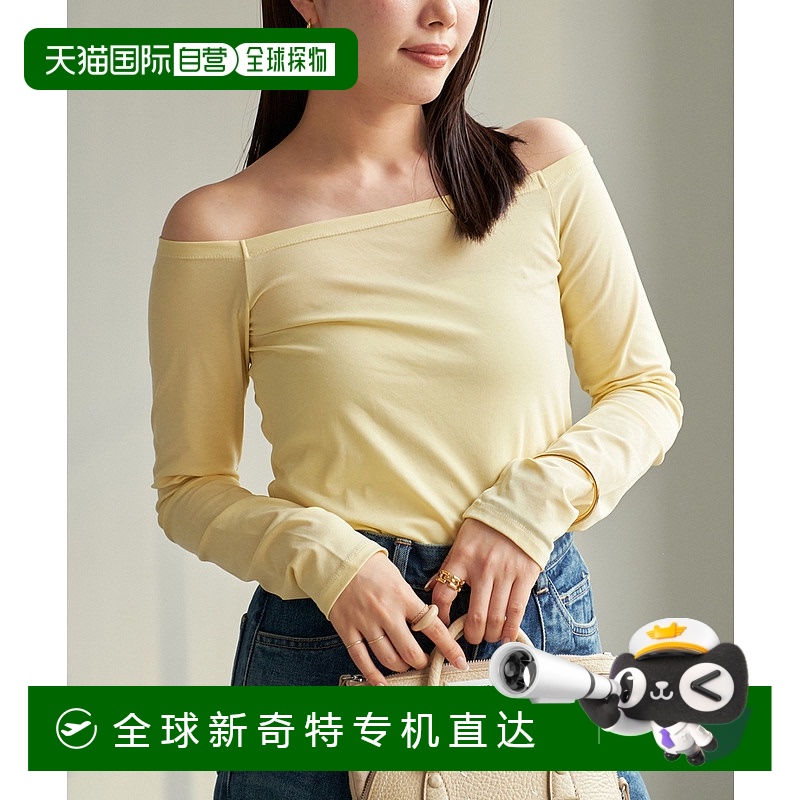 1h可退 日本直邮Plage 女士简约设计露肩套头上衣 25070923000910