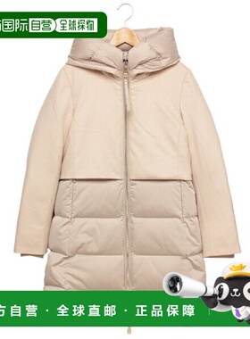 日本直邮Duno Ballon羽绒服米色女士羊毛和涤纶混纺DUNO BALLON X