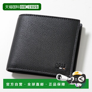 雷 双折钱包 50536511 日本直邮HUGO 仿皮 Ray 男士 有零钱包 BOSS