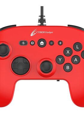 【日本直邮】CYBER Switch 6B有线游戏手柄 Switch2 红色