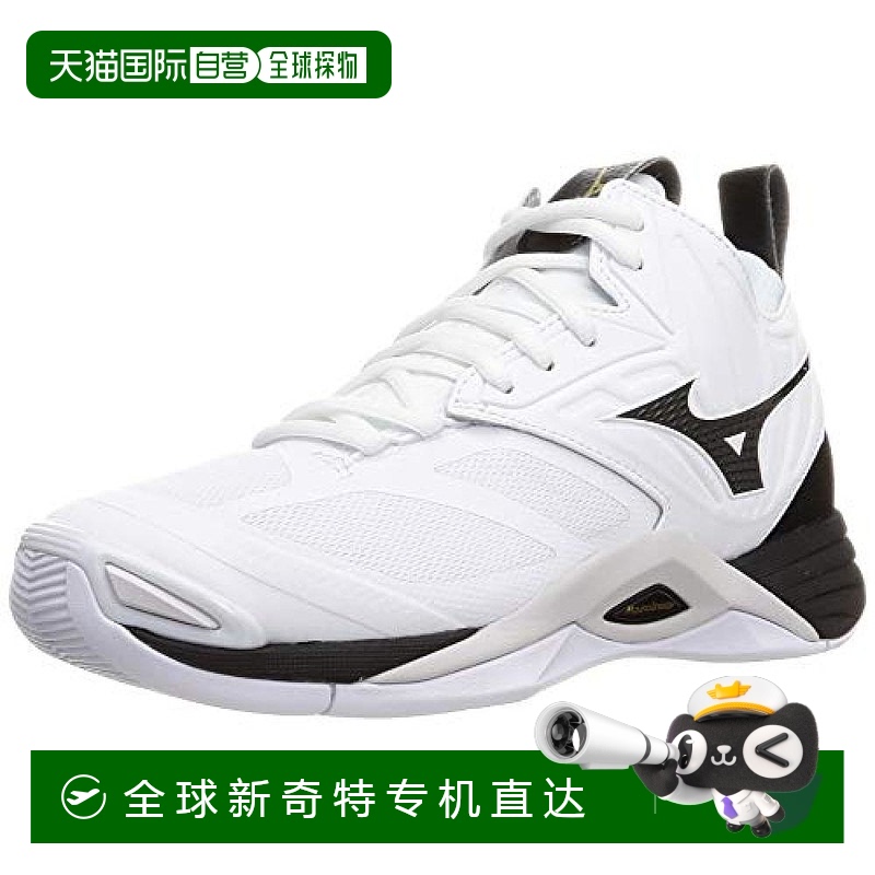 【日本直邮】Mizuno美津浓 排球鞋MID 25.5cm 白/黑/金 V1GA2117