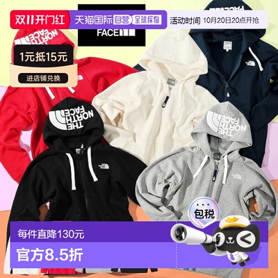 日本直邮The North Face 北面 女士加绒连帽卫衣 REARVIEW FULL Z