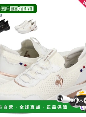 日本直邮Le Coq Sportif LCS Lorraine 女士轻便运动鞋黑色白色和