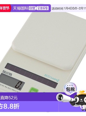 【日本直邮】TANITA 烹调秤厨房秤 太阳能 2KG 克单位 绿色 SD-00