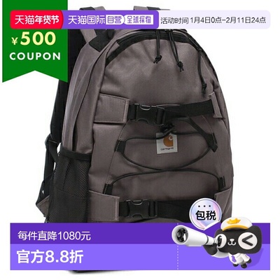 日本直邮Carhartt 背包 Kickflip 背包 24.8L 灰色 男士 女士 中