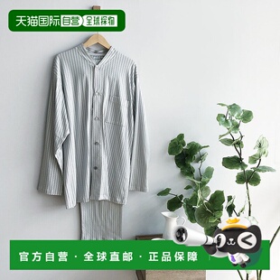 日本直邮Clean Family 男士抗病毒睡衣  纯棉光滑针织上衣和下装