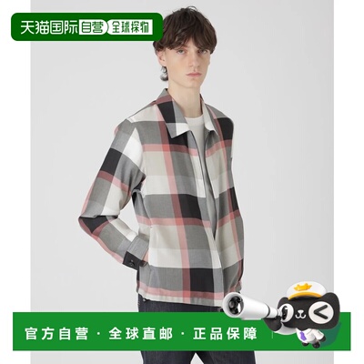 日本直邮Burberry 黑标Crestbridge格纹衬衫外套 米色B