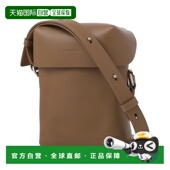 SANDER P5713 男士 日本直邮JIL 棕色斜挎包 J26WG0012 224 带盖斜