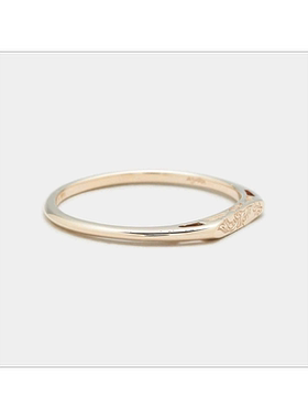 日本直邮日潮 agete 阿卡朵 K10戒指（小号）情侣饰品合金情侣戒