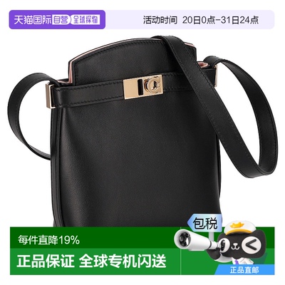 日本直邮 菲拉格慕经典简约皮革两用女士物斜挎包220650