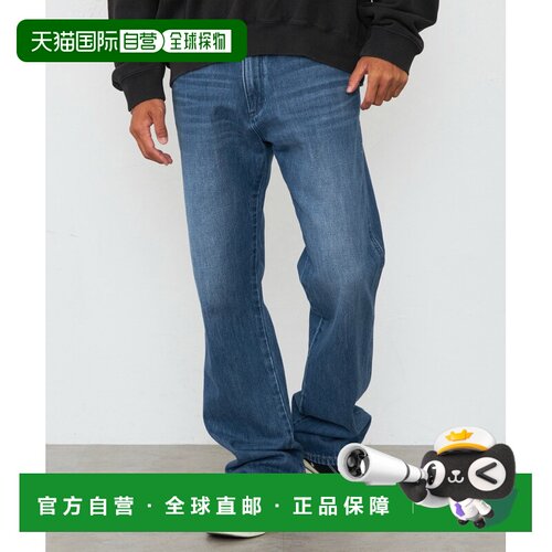 1h可退 日本直邮Wrangler男装直筒牛仔裤 13MWZ复古水洗加工款 WM