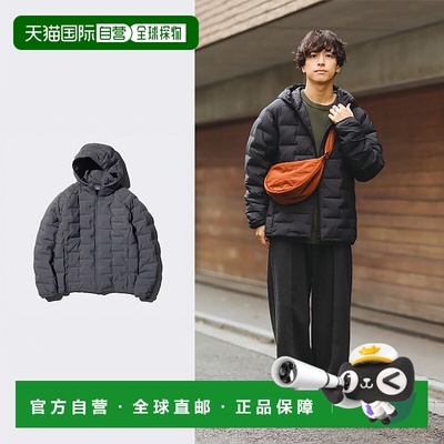 日潮跑腿UNIQLO优衣库 Puff Tech 派克大衣 01 OFF WHITE MEN XS