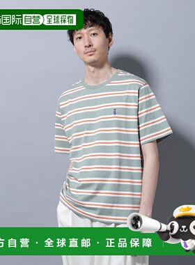 日本直邮NANO universe 纳米熊边框半袖T恤 [NA103EM158000]条纹