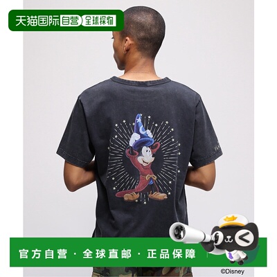 1h可退 日本直邮迪士尼 Disney FANTASIA米奇印花短袖T恤 7835234