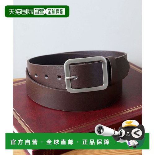 日本直邮florge 银框仿皮宽腰带 [FL8218EW010739] 银色