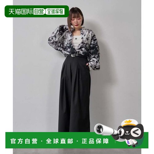 日本直邮NICE CLAUP 休闲裤 黑色