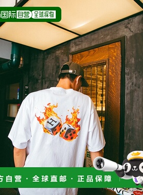 1h可退 日本直邮HUF 男女同款CASINO系列印花短袖T恤 25S_TS80232