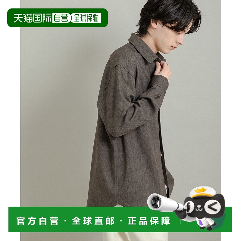 1h可退 日本直邮SENSE OF PLACE男装UR TECH人字纹常规领衬衫 AAA