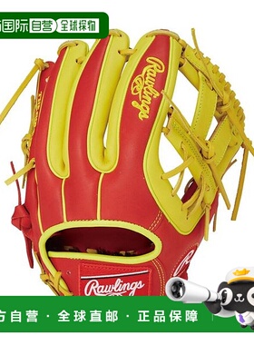 日本直邮 HOH MLB COLOR SYNC N54G 帽子 [无] 猩红色/黄色手套