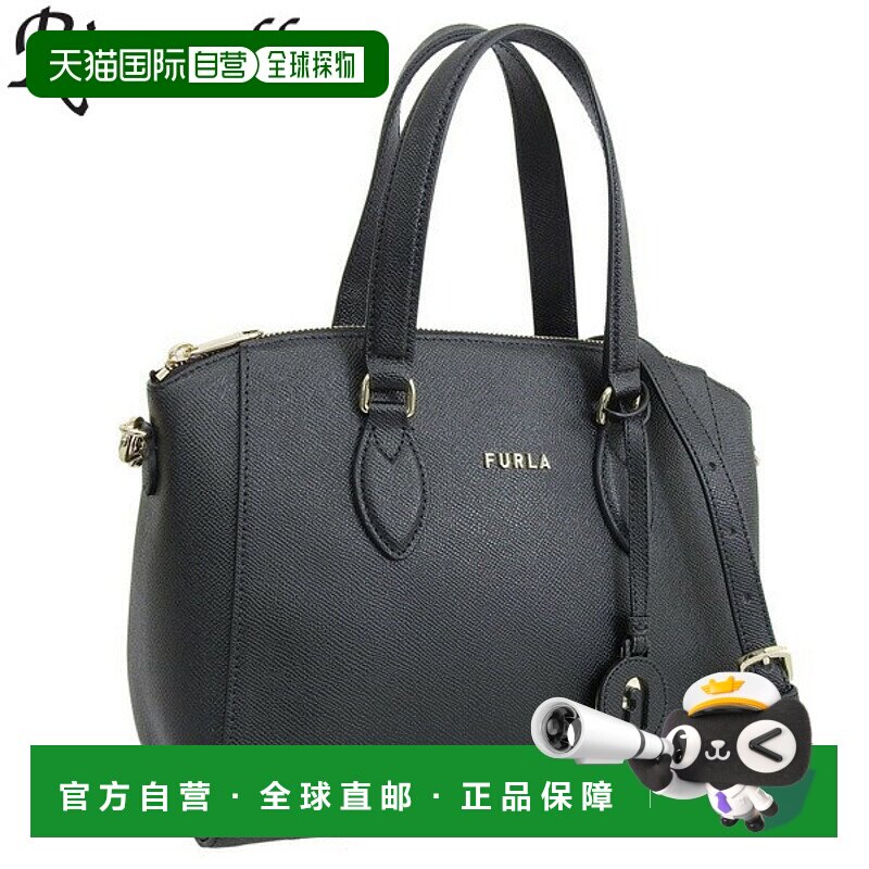 日本直邮FURLA 女士手提包 2WAY Outlet 皮革 黑色 MINERVA S WB0