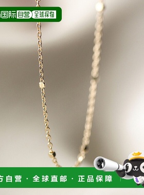 1h可退 日本直邮cui-cui黄金立方链条长款项链K10YG800103cuicui