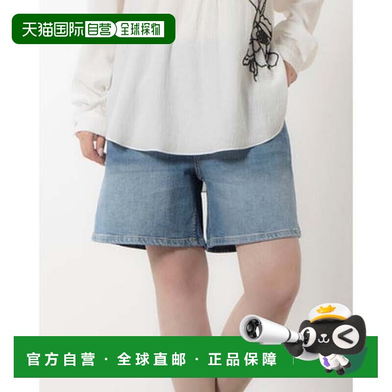 日本直邮Desigual 刺绣牛仔短裤（蓝色）牛仔裤