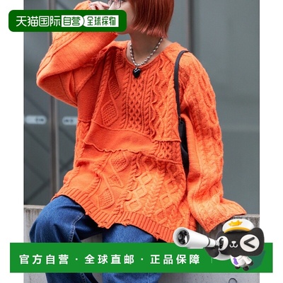 1h可退 日本直邮etsinta 男女同款 宽松版型 打破常规拼接设计针