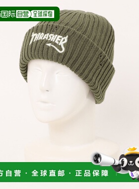 日本直邮THRASHER 男女同款 25TH-N51 尼龙针织帽  25THN51