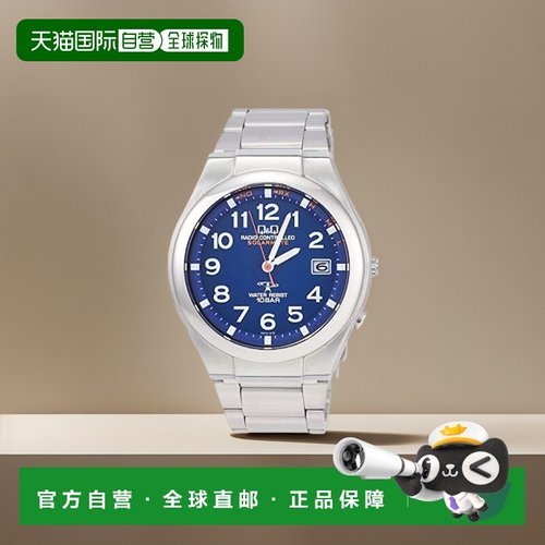 【日本直邮】CITIZEN Q&Q西铁城手表无线太阳能防水金属带HG12-21