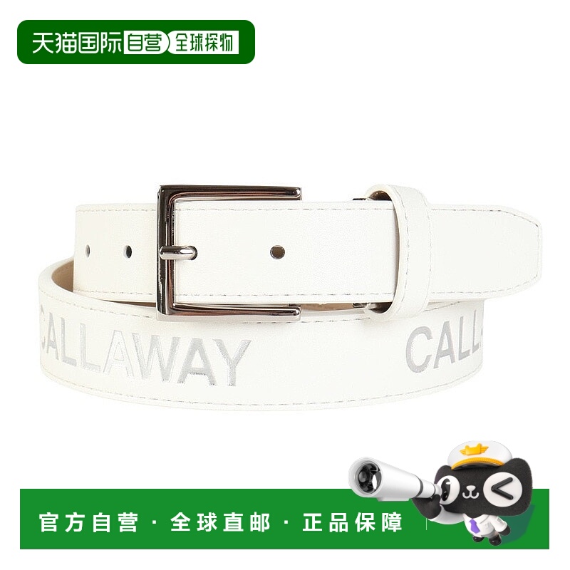 日本直邮CALLAWAY 女士高尔夫箔押浮雕腰带 [C242922011030]