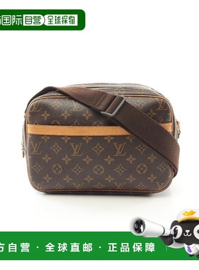 1h可退 日本直邮中古LV路易威登女包B级9新Reporter PM记者包涂层