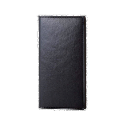 【日本直邮】宜丽客iPhone XR手机壳翻盖式Coronet意大利皮革Nero