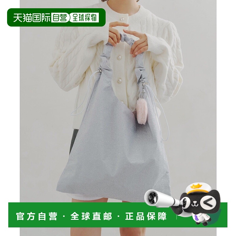 1h可退 日本直邮Lattice 女装 闪亮拉梅褶饰托特包 BA25A4SNA2235