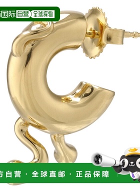 日本直邮maria black圈形耳环 POTSDAMER 单只耳朵再生纯银抱式耳