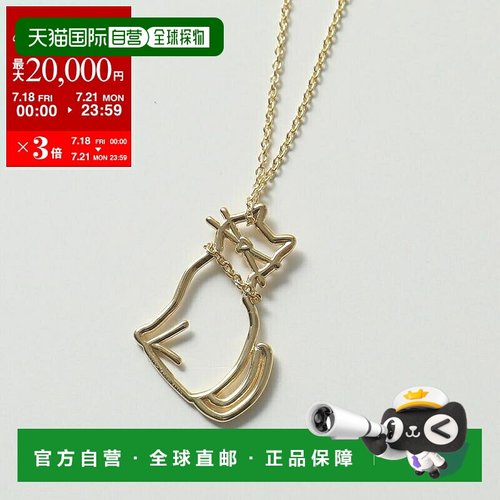 日本直邮ALIITA 项链 MIAU NECKLACE ROLO 女士猫图案吊坠配件 YE