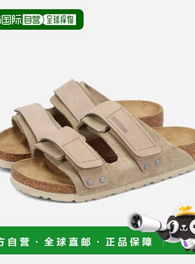 日本直邮BIRKENSTOCK UJI 磨砂麂皮窄款女士凉鞋 灰褐色 (BKS-102