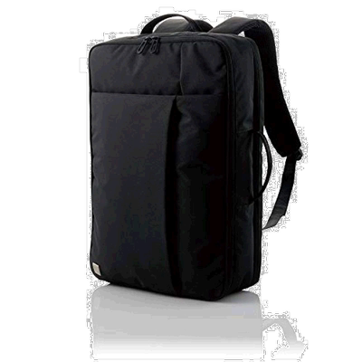 【日本直邮】ELECOM 商务双肩电脑包 两用黑色 BM-UBTW01BK宜丽客