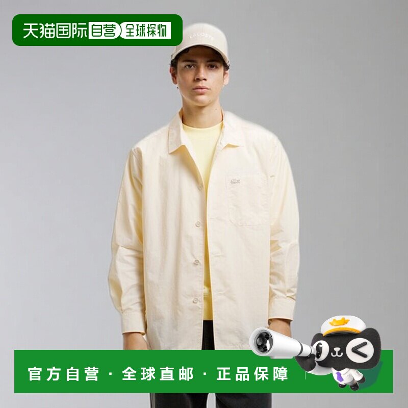 日本直邮LACOSTE 尼龙立领衬衫夹克 [026169663]外套图片