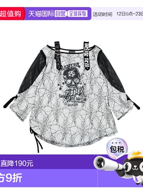 日本直邮日潮 ACDCRAG大码纱布长袖T恤9027556081964女装上衣