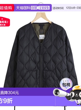 日本直邮TAION TAION V 领 W 拉链羽绒服 JKT（软壳） TAION V 领