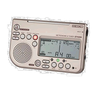 【日本直邮】SEIKO精工小型多用调音节拍器金色内置麦克风 STH200